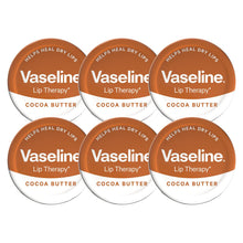 Load image into Gallery viewer, Vaseline Lip Balm Cocoa Butter 20g, 6 Pack Lip Therapy Moisturising &amp; Non Greasy