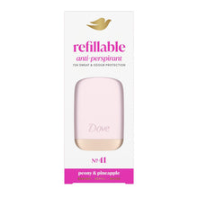 Load image into Gallery viewer, Dove Peony &amp; Pineapple Anti-Perspirant Starter Kit 1x Case or 35ml Refill, 6 Pk