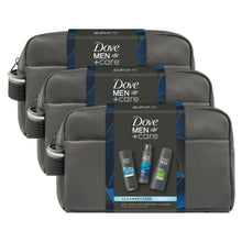 Load image into Gallery viewer, Dove Men+Care Cleanse+Care Washbag Gift Set 3 piece, Choose your pack 1,2,3 or 4
