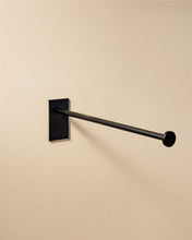 Load image into Gallery viewer, COSMIC 2763669 Stick Towel Rail 28 cm, matt Black, Peque�o