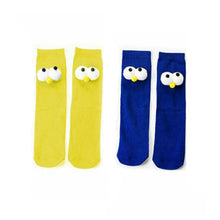 Load image into Gallery viewer, Flo Novelty Cotton Knee High Large Big Eyes Socks, UK Size 7-11