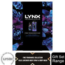 Load image into Gallery viewer, Lynx Fine Fragrance Duo Collection Blue Lavender 2 Pieces Gift Set for Him