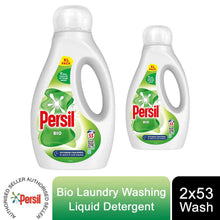 Load image into Gallery viewer, 2x Of 53 Washes Persil Bio Laundry Washing Liquid Detergent 1.431L, Total 106 W