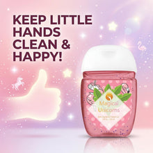 Load image into Gallery viewer, HandiGel Pocket Size Hand Sanitizers Antibacterial Gel 29ml-Magical Unicorns