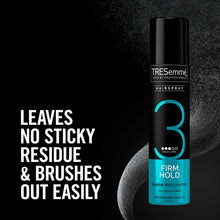 Load image into Gallery viewer, TRESemme Firm Hold Hairspray 24 Hour Frizz Control Lightweight, 6x100ml