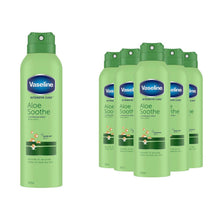 Load image into Gallery viewer, Vaseline Intensive Care Spray Moisturiser, Aloe Soothe, 6 Pack, 190ml