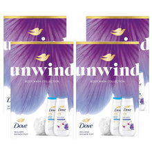 Load image into Gallery viewer, Dove Unwind Duo Advance Gift Set with Exfoliating &amp; Anti Stress Bodywash