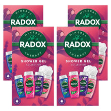 Load image into Gallery viewer, Radox Shower Gel Bundle Collection - Feel Uplifted, Relaxed, Radiant &amp; Awake