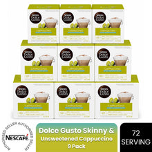 Load image into Gallery viewer, Nescafe Dolce Gusto Coffee Pods 9x Boxes / 144 Caps Skinny Cappuccino