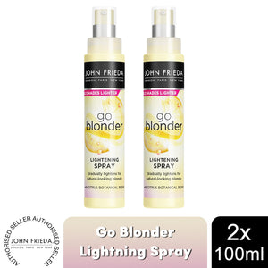John Frieda Go Blonder Haircare Range of Shampoo, Conditioner & Lightening Spray