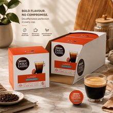 Load image into Gallery viewer, Nescafe Dolce Gusto Coffee Pods 3x Boxes / 48 Caps Cafe Lungo Decaf