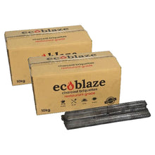 Load image into Gallery viewer, Ecoblaze Briquettes Charcoal 20kg Restaurant Grade for Pizza Oven, BBQ &amp; Firepit