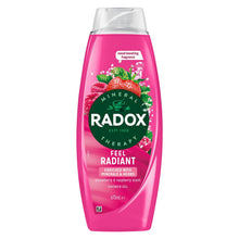 Load image into Gallery viewer, Radox Mineral Therapy Feel Radiant Shower Gel Revitalising Body Wash 675ml, 6pk