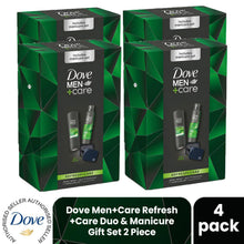 Load image into Gallery viewer, Dove Men+Care Refresh+Care Duo &amp; Manicure Gift Set 2 piece, Choose Your Pack Size 1,2,3 or 4