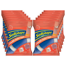 Load image into Gallery viewer, Sellotape Double Sided Tape for Everyday Use with Easy Peel 12mmx33m, 12pk