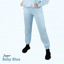 Load image into Gallery viewer, Wellworth Womens Baby Blue Joggers Size XS Soft Cozy Loungewear Bottoms