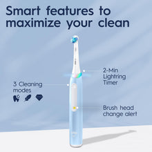 Load image into Gallery viewer, Oral-B iO Series 3 Ultimate Clean Electric Rechargeable Toothbrush, Ice Blue