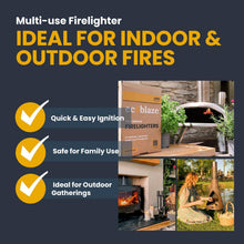 Load image into Gallery viewer, Ecoblaze Natural Firelighters (Box of 1000) Wood Wool for Pizza Oven &amp; Fire Pits