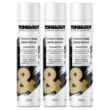 Load image into Gallery viewer, Toni &amp; Guy Bond Repair Shampoo with StrengthPlex Technology 250ml, 3 Pack