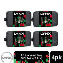 Load image into Gallery viewer, LYNX Africa Washbag Gift Set 3 piece, Choose your pack 1,2,3 or 4