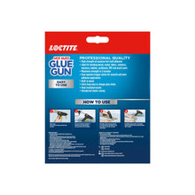 Load image into Gallery viewer, Loctite Hot Melt Glue Gun for Crafts &amp; Repairs with 2x Glue Stick Refills, Black