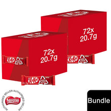 Load image into Gallery viewer, Nestle Chocolate Bar, KitKat 2 Finger Bars 72x20.7g (2 Pack)