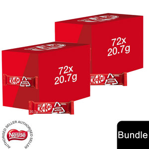 Nestle Chocolate Bar, KitKat 2 Finger Bars 72x20.7g (2 Pack)
