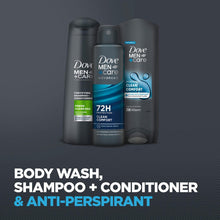 Load image into Gallery viewer, Dove Men+Care Gift Set Cleanse+Care Washbag, Bodywash, Deodorant &amp; Shampoo