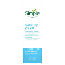 Load image into Gallery viewer, Simple Eye Gel Hydrating or Brightening for Tired &amp; Screen-Stressed Eyes25ml,3Pk