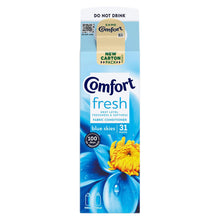 Load image into Gallery viewer, Comfort Blue Skies Fabric Conditioner 31 Washes Long-Lasting Freshness 930ml,6pk
