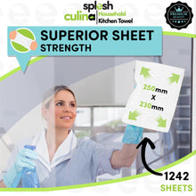 Load image into Gallery viewer, Splesh Culina Kitchen Towel 3 Ply Ultra Absorbent Household XL Roll, 18 Rolls