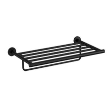 Load image into Gallery viewer, COSMIC Architect Shelf + Towel Rack | Black | Wall Mount | Minimalist