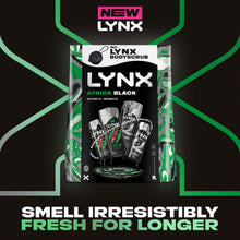 Load image into Gallery viewer, Lynx Africa &amp; Black Bumper Gift Set, Daily Freshness Kit with Spray &amp; Bodywash