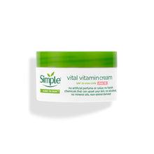 Load image into Gallery viewer, Simple Kind to Skin Day Cream SPF 15 Vital Vitamin for Sensitive Skin 50ml, 3 Pk