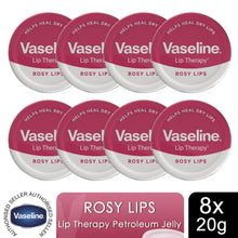Load image into Gallery viewer, Vaseline Lip Balm Rosy Lips 20g, 8 Pack Lip Therapy Moisturising Soft Tint Care
