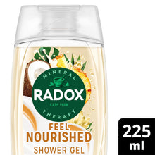 Load image into Gallery viewer, Radox Mineral Therapy Feel Nourished Shower Cream Moisturising Wash 225ml, 6pk