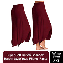 Load image into Gallery viewer, Super Soft Cotton Spandex Harem Style Yoga Pilates Pants, Choose Your Type