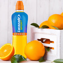 Load image into Gallery viewer, Lucozade Sport Orange &amp; Raspberry Isotonic Sport Energy Drink Fat-Free 500ml