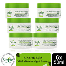 Load image into Gallery viewer, Simple Kind to Skin Face Cream Range - Day SPF15 or Night Cream, Hydrating, 50ml