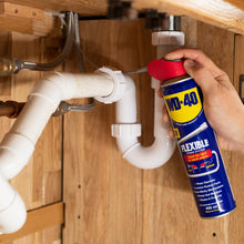 Load image into Gallery viewer, WD-40 Multi-Use Lubricant Flexible Metal Straw Aerosol 400ml x2, Stops Rust