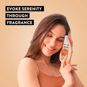 Impulse Body Fragrance Mist Serenity with Ginger & Earthy Musk Scent 150ml, 6pk