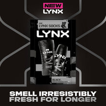 Load image into Gallery viewer, Lynx Black Duo &amp; Socks Gift Set 2 piece, Choose your pack 1,2,3 or 4