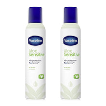 Load image into Gallery viewer, Vaseline Anti-Perspirant Deodorant Spray Aloe Sensitive Women 250ml, 2 Pack