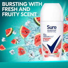 Load image into Gallery viewer, 3xSure Women Motion Sense AP Deodorant Rollon 72H Nonstop, Uplifting&amp;Fresh 50ml