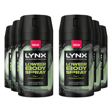 Load image into Gallery viewer, Lynx Lower Body Spray Pear + Cedarwood 72Hrs of Freshness 100ml, 6 Pack
