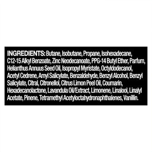 Lynx Lower Body Spray Coconut + Sandalwood 72Hrs of Freshness 100ml, 3 Pack