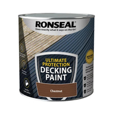 Load image into Gallery viewer, Ultimate Protection Decking Paint Chestnut 2.5 litre