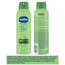 Load image into Gallery viewer, Vaseline Intensive Care Spray Moisturiser, Aloe Soothe, 6 Pack, 190ml