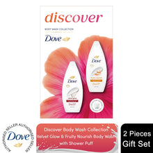 Load image into Gallery viewer, Dove Discover Duo Gift Set-Fruity Nourish &amp; Silky Velvet Moisturising Bodywash