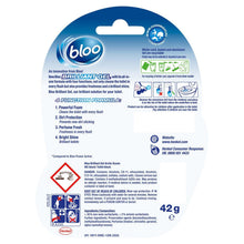 Load image into Gallery viewer, Bloo Toilet Rim Block Brilliant Gel All in 1 Cleaner Arctic Ocean Scent 42g 14pk